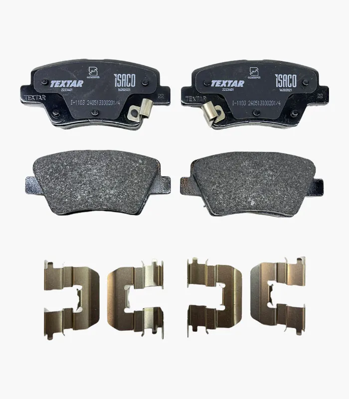 Dena-Techstar-rear-brake-pads لنت ترمز عقب دنا تکستار
