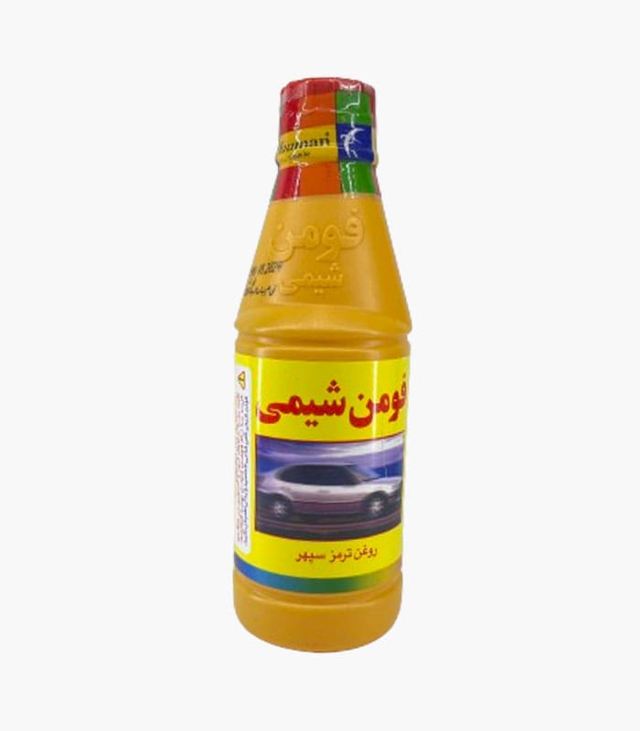 Yellow-brake-oil-DOT3-Foman-Chemi عکس روغن ترمز زرد DOT3 فومن شیمی