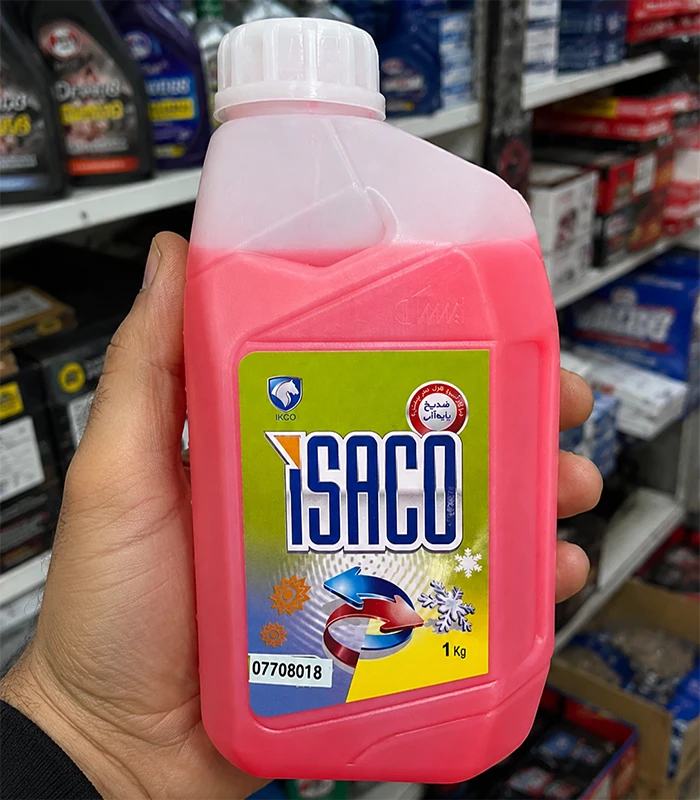 isaco-1-liter-pink-antifreeze-03 ضدیخ قرمز ایساکو